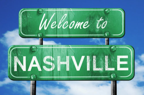 Welcome to Nashville sign